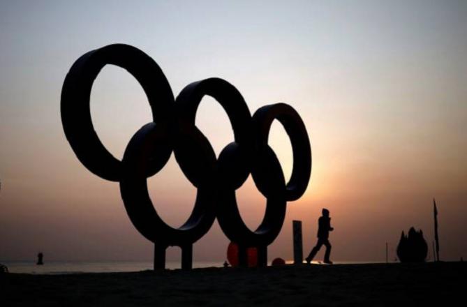 اولمپک کا لوگو۔ تصویر: پی ٹی آئی